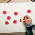 thumbnail image 4 of 20pcs Pintura para niños Cepillos de esponja Pintura portátil esponja para niños Graffiti pinceles, 4 of 5