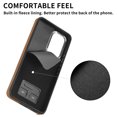thumbnail image 4 of Wallet Case for Samsung S23 Plus,Premium Leather Case with Card Holder, 360°Rotation Ring Kickstand, RFID Blocking Protective Magnetic Back Clsoure Case for Samsung Galaxy S23 Plus,Brown, 4 of 13