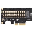thumbnail image 2 of Adaptador M.2 PCIE, estable, confiable, de funcionamiento rápido, almacenamiento de gran capacidad, tarjeta de expansión NVME para Plextor M6e, 2 of 5