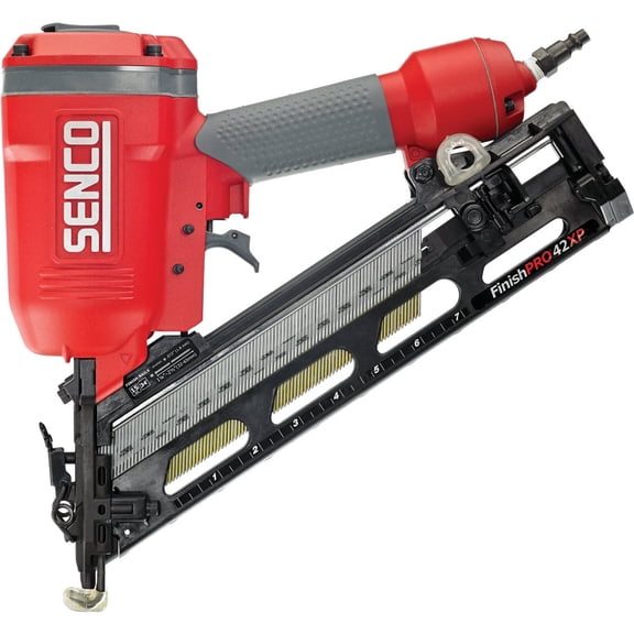 SENCO 4G0001N - FinishPro 42XP Anfle Finish Nailer, 15 Gauge, Shoots 1-1/4 to 2-1/2" Nails"