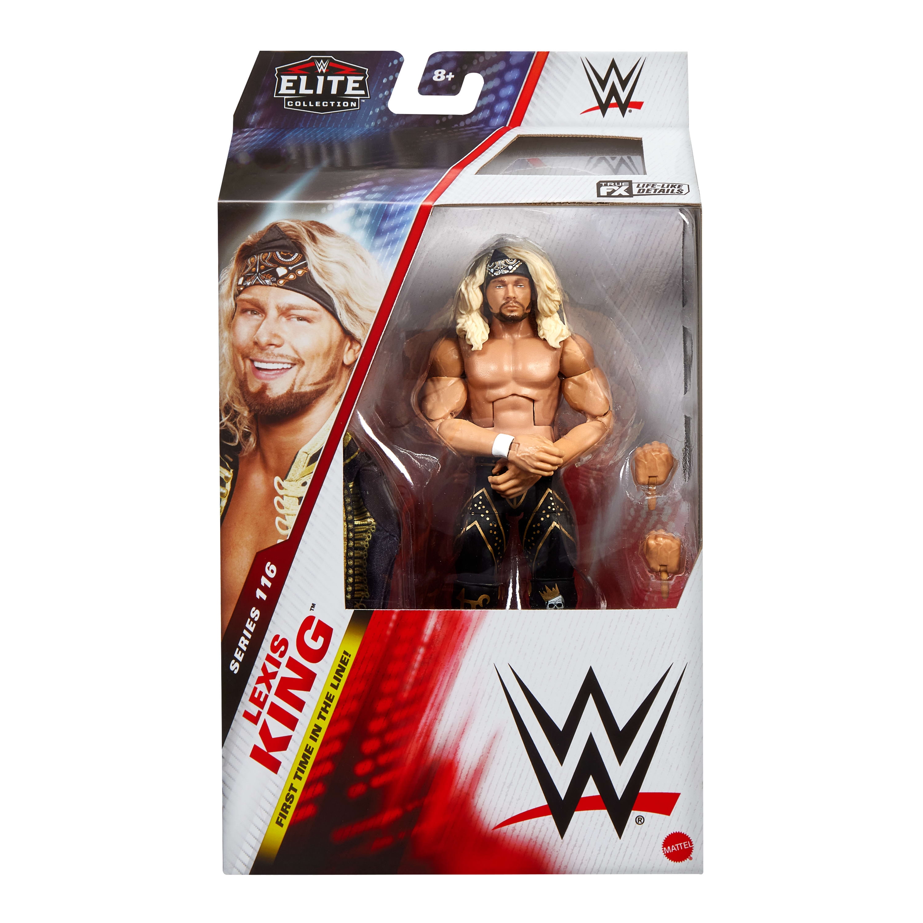 WWE Elite Lexis King Action Figure, Series #116 6-inch Collectible with Articulation & Accessories