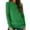 Bright Green, variant on Casual Tops for Women Crew Neck Long Sleeve Shirt Loose Basic Tee Trendy Blouse Blue S