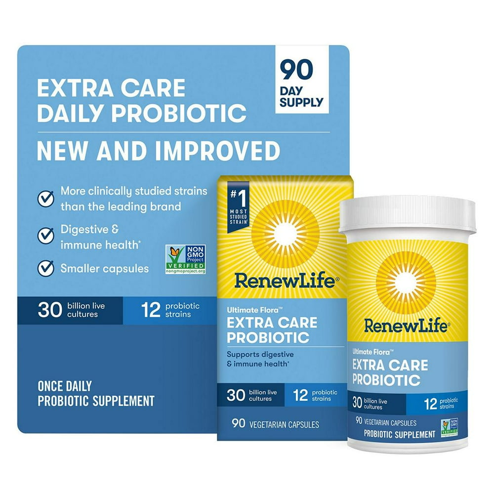 Product Of Renew Life Extra Care Ultimate Flora Probiotic 90 ct ...