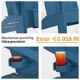 thumbnail image 5 of WINSOON Cup-Holder Adirondack Chair and Table Set 3 PCS Outdoor Patio Chairs, Navy Blue, 5 of 7