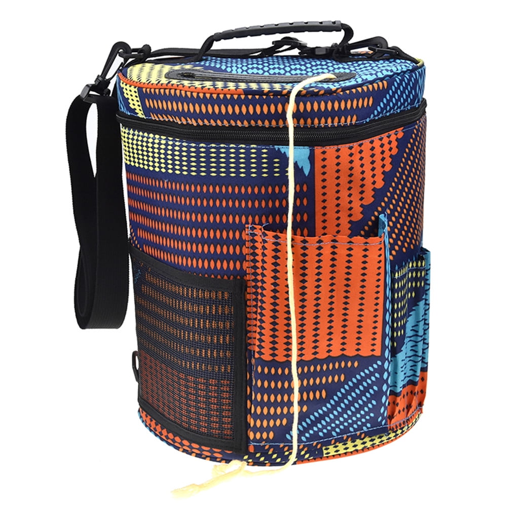 Geemin Knitting Bag Yarn Storage, Durable Yarn Organizer Crochet Bag