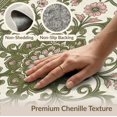 thumbnail image 6 of ODIKA Neutral Scrolling Botanical Symmetrical Design Dusty Rose Decor for Dorm Room, Small Living Apartment, Stain Resistant Low Profile, 6 of 7