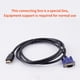 thumbnail image 5 of Cable HDMI a VGA de 1,5 m, antiinterferencias, alta claridad, convertidor HDMI macho a VGA macho para escritorio, 5 of 7