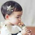 thumbnail image 4 of 18 Pieces Pack Baby Girl's Hair Clips Cute Hair Bows Baby Elastic Hair Ties Hair Accessories Ponytail Holder Hairpins Set for Baby Girls Teens Toddlers, Assorted Styles (Beige), 4 of 7