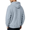 thumbnail image 4 of Mens Oversized Zip Up Hoodies Fleece Sweatshirts Long Sleeve Solid Jacket with Pockets, 4 of 7