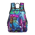 thumbnail image 1 of Balery Neon Free Play Mochila ligera para hombre y mujer: duradera e impermeable, ideal para la escuela, el trabajo, viajes y uso diario., 1 of 7
