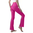 thumbnail image 1 of iHPH7 Workout Pants Women Flared Yoga Pants Bootcut Yoga Pants Womens Sweatpants Bell Bottom Pants for Women Yoga Pants Women Yoga Clothes for Women Hot Pink M, 1 of 6
