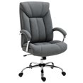 thumbnail image 1 of CoSoTower High Back Swivel Home Office Chair Task Ergonomic Linen Fabric Computer Chair, with Arm, Adjustable Height, Grey, 1 of 7