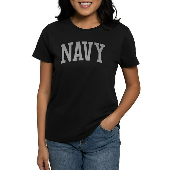 CafePress - Navy Women's Dark T Shirt - Women's Traditional Fit Dark T-Shirt
