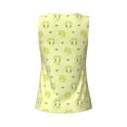 thumbnail image 5 of Xecao Cute Frog3 print women's scoop neck, loose-fit workout tank tops for the gym., 5 of 9