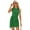 Green, variant on FLMEI Womens Sleeveless Tank Dress for Summer Casual Sundresses Womens Pleated Cotton Vest Dress Solid Colour Slim Dresses S-XXL