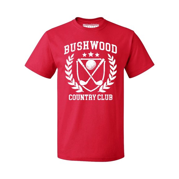 P&B Bushwood Country Club Funny Golf Parody Men's T-shirt, M, Red