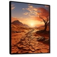 thumbnail image 2 of Designart "African Sands Exploration" African Floater Framed Wall Art Living Room, 2 of 7