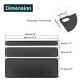 thumbnail image 2 of Uxcell 1U,2U,4U Blank Panel Metal Rack Mount, 19 Inches, 1 Set Filler Panel Mount Spacer Rack Blanking Panel Kit, 2 of 5