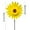 Yellow, variant on Dvruxg Sunflower Wind Spinners with Stakes Wind Spinners Lawn Pinwheel Sunflower Windmill Outdoor Multicolor Pinwheels for Yard Decoration