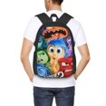 thumbnail image 4 of Yiaed inside out 2 Pattern Carry on Backpack,16.5x12.5x5.5 Personal Item Bag Carry On Backpack Water Resistant Lightweight Daypack, 4 of 6