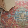 thumbnail image 6 of Nourison Global Vintage Persian Multicolor 4' x ROUND Area Rug, (4' Round), 6 of 8