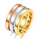 thumbnail image 2 of Anillo de acero inoxidable giratorio de tres colores con tres anillos y personalidad europea y americana Glaosling, 2 of 5