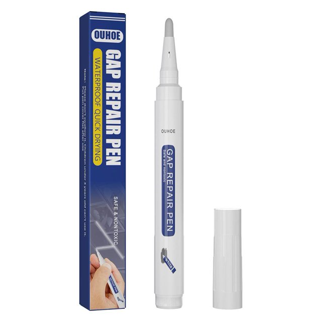 Bolígrafo reparador de azulejos, impermeable, repuesto para suelos y paredes, agente limpiador de lechada