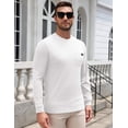 thumbnail image 6 of COOFANDY Men's Long-Sleeve Crewneck T-Shirt with Pocket, Casual Soft Stretch Tee, Casual Cotton Jersey, 6 of 8