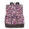 thumbnail image 1 of Easygdp music Skull record Guitar Mochila de Cuero para Mujeres, Bolso de Hombro, Bolsos de Mano de Moda para Trabajo y Viajes, 1 of 4