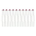 thumbnail image 1 of Pince à Cheveux Finement Ciselée 10pcs Épingles à Cheveux de Mariage Fausse Perle Forme de Cheveux Bâtons Élégant Coiffure Mariée Épingles à Cheveux Bijoux Cadeau, 1 of 8
