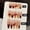 933 - Middle Ladder, variant on Yihe Original [Sakura Wine Liuguang] Cherry Burgundy Nail Art Flash Diamond Decoration Sweet and White Pure Handmade Nail Wear