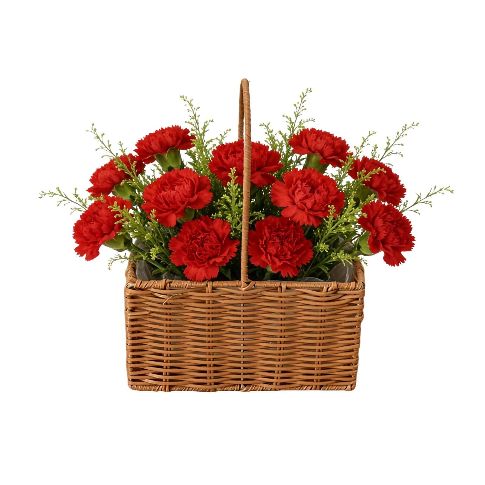 fsxdhpcsgfc Handmade With Handle For Home Arrangement Dry Green Woven Storage Wedding Garden round Glass Food Storage Containers Stay Fresh Produce Containers Reusable Food Storage Bags Reusable Bags