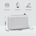 thumbnail image 4 of Funda rígida para consola de juegos portátil analógica de bolsillo, color blanco, 4 of 7