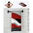 thumbnail image 7 of Red Black Ombre Bath Towels for Bathroom Set,Luxury Microfiber Towels Gifts for Women,Quick Dry Beach Kitchen Hand Hair Face Towel and Dish Washcloth,Modern Geometric Moire Abstract Art Towels+Set, 7 of 7