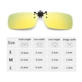 thumbnail image 3 of tooloflife Polarized Clip on Sunglasses Polarized lenses Glasses Clip UV400 for Unisex Adults, 3 of 6