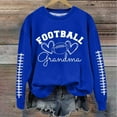 thumbnail image 1 of Heisall Women's Autumn Winter Sweatshirts Long Sleeve Loose Hoodless Rugby Print Fashion Casual 2025 New Design, 1 of 4