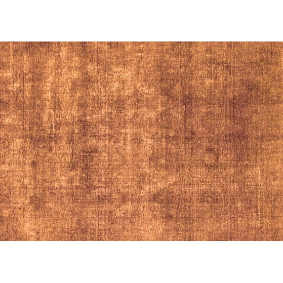 Ahgly Company Indoor Rectangle Abstract Orange Modern Area Rugs, 2' x 4'