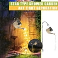 thumbnail image 1 of Xihbxyly Artículos Por Menos de 10 Dólares. Lámpara de Ducha Tipo Estrella para Decoración de Jardín, Lámpara de Jardinería para Exteriores, 1 of 7