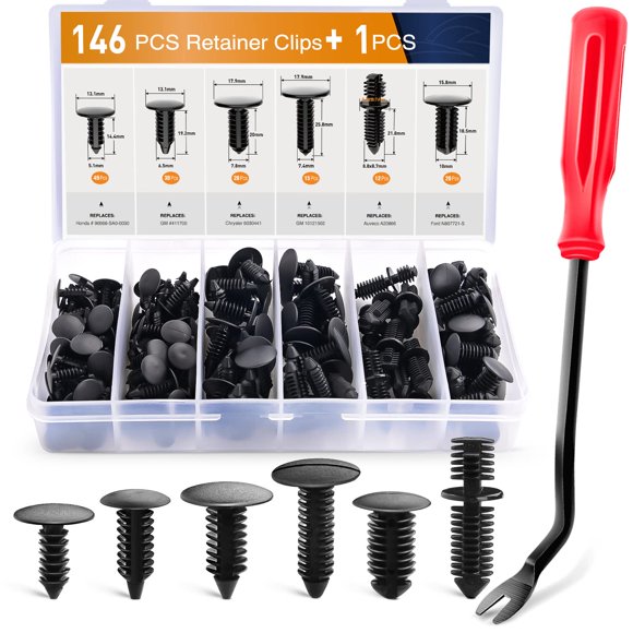 Soporte para parachoques y clips para árbol de Navidad, 146 unidades, GOOACC