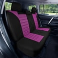 thumbnail image 4 of FH Group Car Seat Covers Full Set Purple 3D Air Mesh - Universal Fit, Automotive Seat Covers, Airbag Compatible, Split Bench Rear Seat, Washable Car Seat Cover for SUV,Sedan, 4 of 9