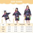 thumbnail image 3 of joogoo Wearable Blanket Hoodie Dog Oil Paint for Flannel Sherpa Pocket 3-14 YR S, 3 of 7