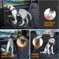 thumbnail image 3 of DABEI Heavy Duty Dog Seat Belt Nylon Retractable Seatbelts Adjustable Pet Vehicle Safety Hook Latch Elastic Durable Car Harness For Small Medium Large Dog, 3 of 7