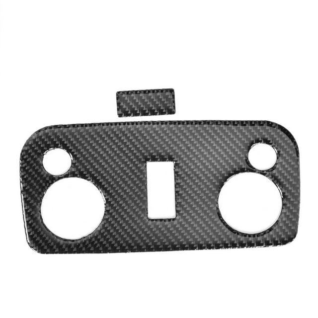 Embellecedor de fibra de carbono para luz de lectura interior de coche, compatible con Ford Mustang 2009-2013