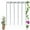 6Packs (16inch), variant on Jingjianm Set of 6 Heavy Duty Metal Garden Stakes for Plant Support, 36-Inch Tall Rust-Resistant Steel with Spiral Tops Multicolor
