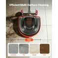 thumbnail image 3 of VEVOR Commercial Floor Scrubber Machine, Heavy Duty Floor Cleaner Polisher with 2 Wheels,  Professional Electric Carpet Buffer, Max 1900 RPM, 43 FT Cord, 3 Pads & 3 Brushes - All Floor Surfaces, 3 of 9