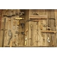 thumbnail image 2 of Kaveney, Wendy 18x13 White Modern Wood Framed Museum Art Print Titled - Indiana, Indianapolis Tools mounted on a wall, 2 of 4
