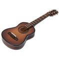 thumbnail image 1 of Mini Guitar Display Handmade Wooden Miniature Guitar Model with Guitar Stand and Storage Box for Home Desk Office Decor Gift, 1 of 7