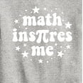 thumbnail image 3 of Instant Message - Math Inspires Me - Toddler And Youth Crewneck Fleece Sweatshirt, 3 of 6