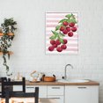 thumbnail image 3 of Stupell Industries French Country Juicy Cherry Vine on Stripes White Framed Giclee Art, 16 x 20, by Paul Brent, 3 of 8