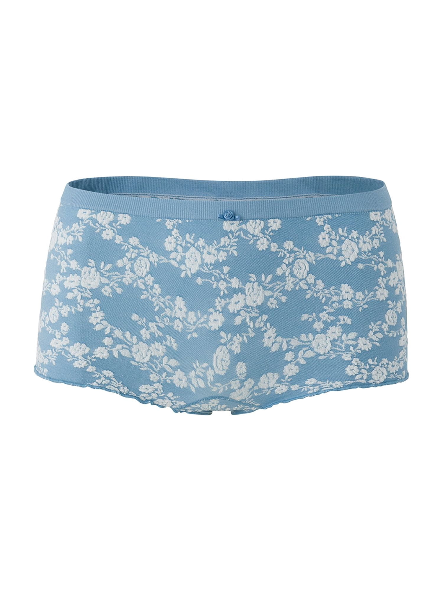 Mills by Millie Bobby Brown Women's Floral Seamless Boyshort Panties, Sizes XS-XXXL